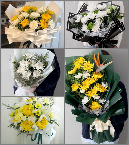 山东莱芜莱城区大王庄镇杨家圈村白事花束代送